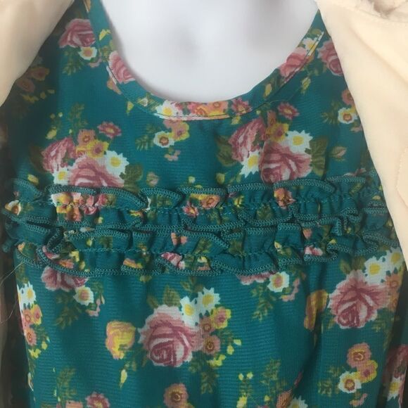 LITTLE LASS Dress And Vest Set Size 4 - Picture 3 of 8